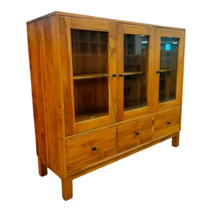 CABINET2501 日式摩登復古玻璃門小櫥櫃
