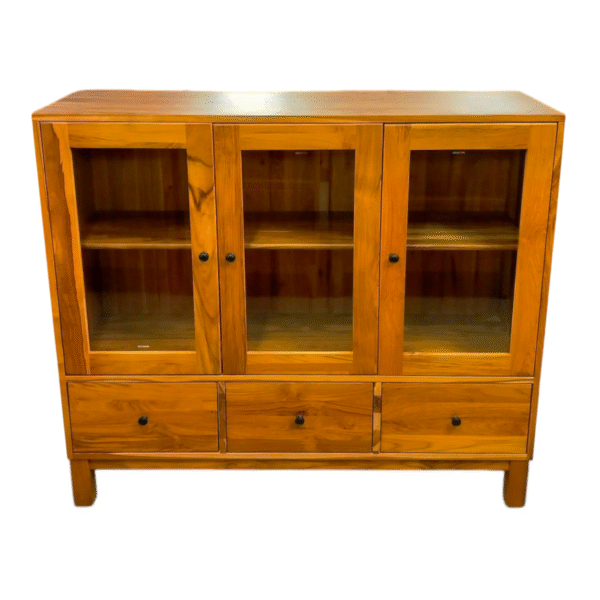 CABINET2501 日式摩登復古玻璃門小櫥櫃